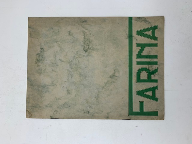 Farina. Verona (Catalogo macchine agricole)